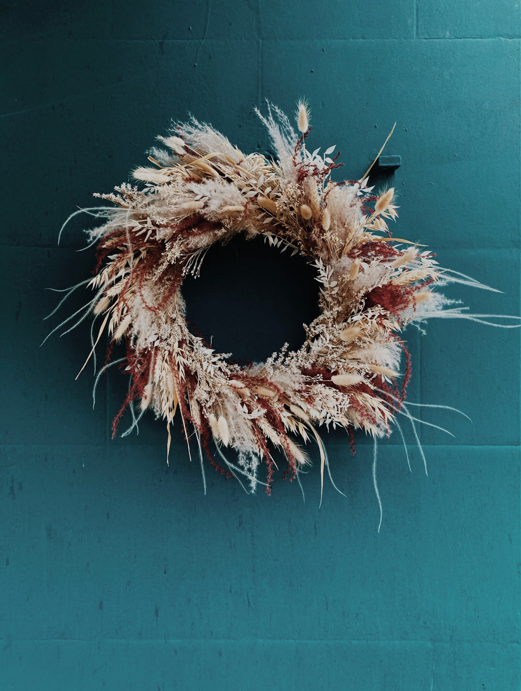 Dried Grasses Autumn Wreath - Flùr