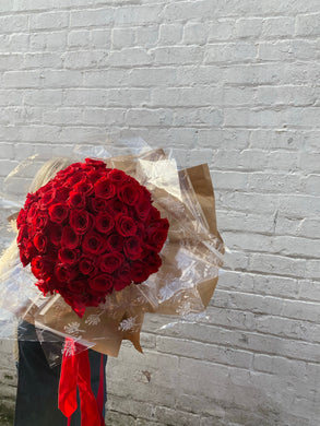 100 red rose - Flùr